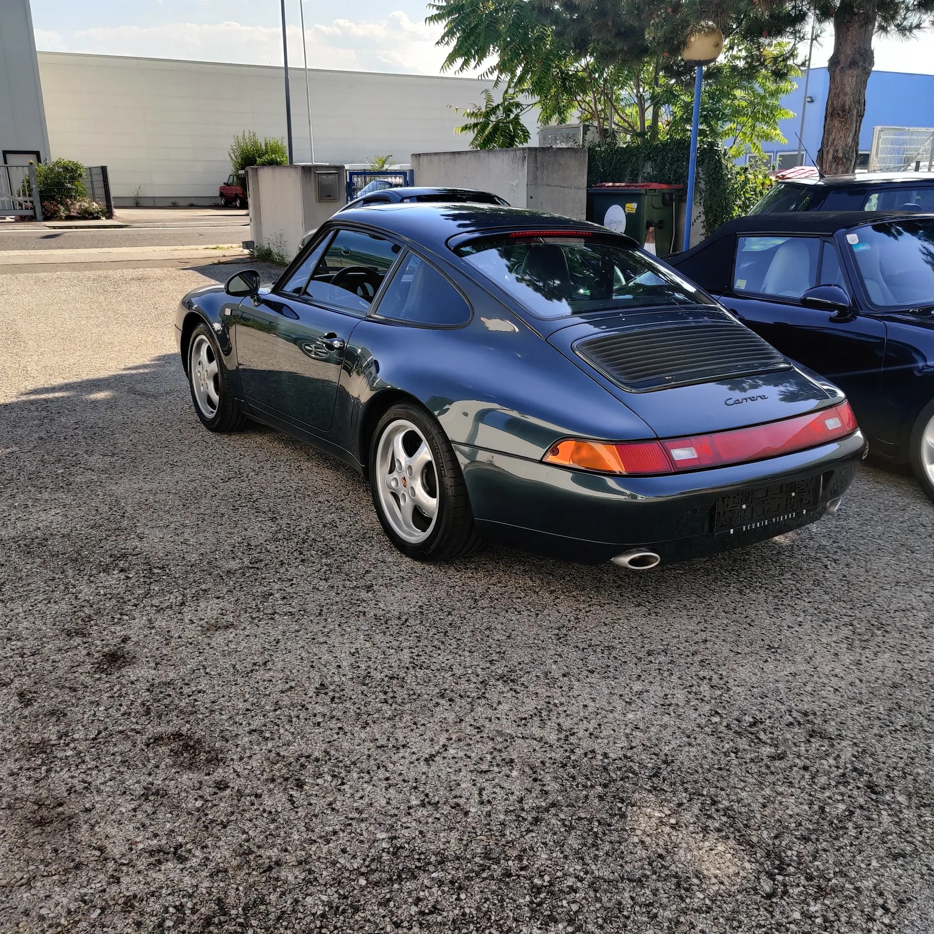Porsche Carrera am Betriebsareal